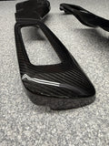 Carbon Seat Button Frame Panels Cover Bezels 21-26 BMW G80 G82 G83 M3 M4