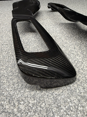 Carbon Seat Button Frame Panels Cover Bezels 21-26 BMW G80 G82 G83 M3 M4