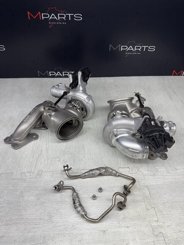 REBUILT BMW F80 F82 F83 M3 M4 S55 15-20 UPGRADED PURE Turbos Turbochargers Stage