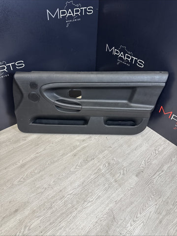 BMW E36 M3 95-99 Coupe Front Right Passenger Interior Door Card Panel Black