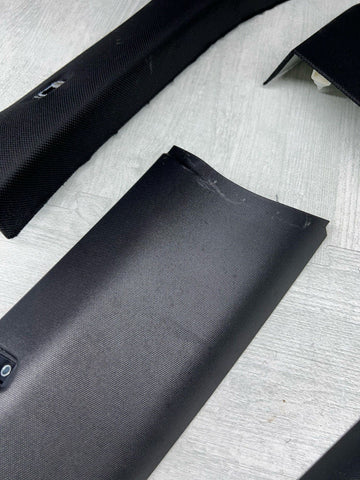 A B C Pillar Column Cover Trim Set Black OEM BMW 18-23 G01 F97 X3 X3M