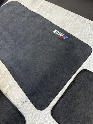 Genuine 01-06 BMW E46 M3 Coupe Carpets Floor Mats Black Front & Rear