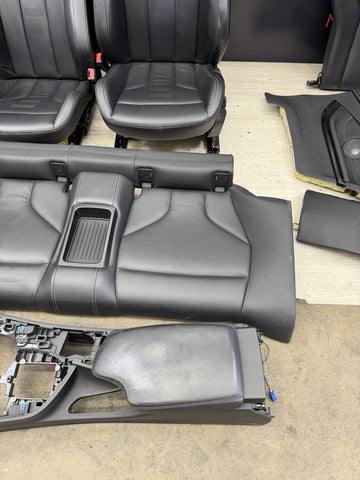 BMW F82 M4 15-20 Merino Black Leather Front Seats Rear Seats Door Cards