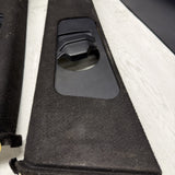 GENUINE BMW E46 B Pillar Trims Column Cover Pillars Pair Black *Peeling*