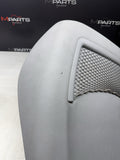 00-06 BMW E46 325 M3 COUPE FRONT SEAT BACK REST STORAGE PANEL OEM DOVE GREY