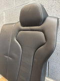 BMW F82 M4 Coupe 15-20 Left Rear Seats Black Leather Back Rest Backrest Seat