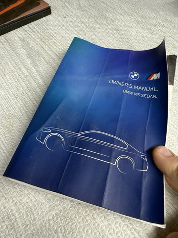 BMW 19-23 F90 M5 Competition Sedan Owners Manual Book OEM