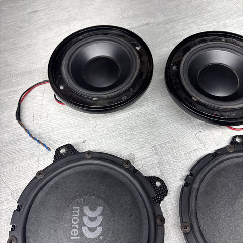 01-06 BMW E46 M3 Upgraded Speakers Morel Virtus Nano Hybrid Woofer Convertible