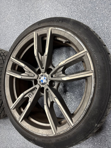 OEM BMW 792M 19" Double Spoke Cerium Grey G20 3 Series 330i M340i Rims + Tires