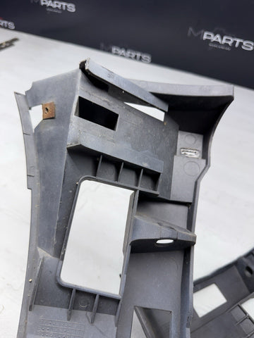 01-06 BMW E46 M3 FRONT BUMPER COVER GUARDS BRACKETS 2695247