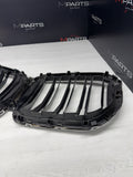 20-23 BMW F95 X5M FRONT GRILLE ASSEMBLY COVER INSERT MOLDING CHROME 8079727 OEM