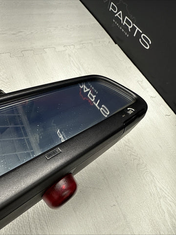 01-06 BMW E46 M3 Auto Dimming Rear View Mirror SOS Homelink 51167115777 *Damage