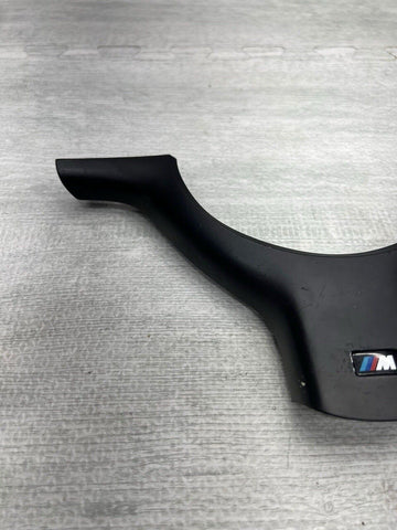 01-06 BMW E46 M3 Lower Steering Wheel Trim Cover Plate Black