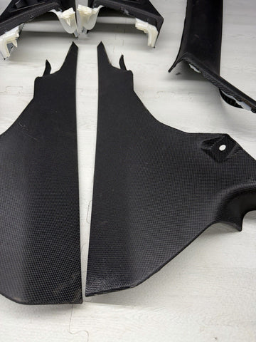 BMW F82 F32 M4 15-20 Coupe ABC Pillars Panels Roof Trim BLACK OEM