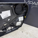 01-06 BMW E46 M3 FRONT DRIVER LEFT SIDE DOOR PANEL CARD BLACK OEM
