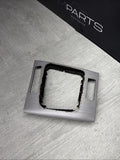 01-06 BMW E46 M3 Interior Center Shift Shifter Trim Brushed Aluminum Broken Tab