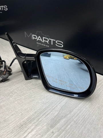 95-99 BMW E36 M3 Coupe Side Mirrors Pair Cosmos Black