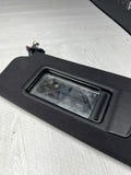 08-13 OEM BMW E92 328 335 M3 Coupe Left Driver Sun Visor Black Felt