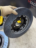 NEW 95-99 BMW E36 M3 BREMBO Big Brake Kit Yellow Calipers Rotors Set Plug Play