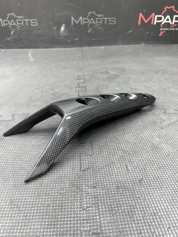 15-19 Ferrari 488 GTB Spider Carbon Fiber Center Console Upper Tunnel Bridge OEM