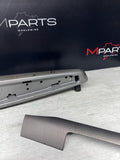 01-06 BMW E46 M3 Convertible Interior Armrests Trim Carbon Fiber *Notes*