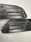 01-06 BMW E46 M3 Fender Vent Grilles Grills Trims Chrome OEM Clean Emblems