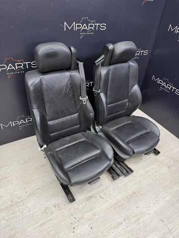 01-06 BMW E46 M3 Convertible Interior Front Heated Seats Black