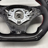 08-13 BMW E90 E92 E93 M3 OHC Carbon fiber Steering Wheel Red Stitched DCT