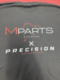 Mpartsworldwide X Precision Tee T Shirt T-Shirt 2025 Black M3 Rear Large L