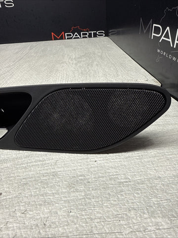 NEW 01-06 BMW 325CI E46 FRONT LEFT SIDE DOOR INNER HANDLE W/ SPEAKER COVER OEM