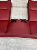 BMW 01-06 E46 M3 Convertible Rear Seat Back Rest Imola Red Leather Backrest
