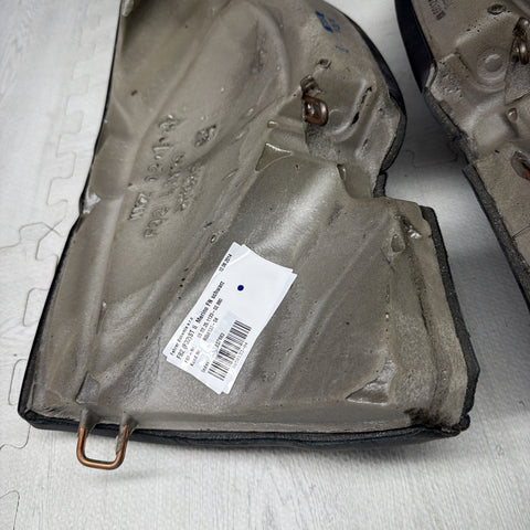 BMW F82 M4 Right Left Rear Black Merino Leather Seat Side Bolsters Pair
