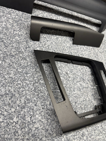 01-06 BMW E46 M3 Convertible Interior Armrests Trim Set Titan Shadow Grey
