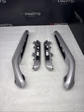 01-06 BMW E46 M3 Coupe Brushed Aluminum/Grey Door Trims Armrests Front & Rear