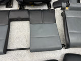 08-13 BMW E93 M3 Convertible Complete Interior Seats Black Silverstone Novillo