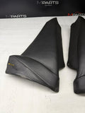 01-06 BMW E46 M3 Coupe Rear Seat Backrest Side Bolster Pair Black Napa OEM