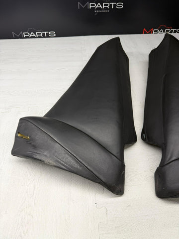 01-06 BMW E46 M3 Coupe Rear Seat Backrest Side Bolster Pair Black Napa OEM
