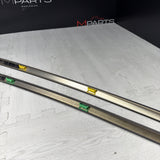 BMW E46 325 330 M3 Roof Rails Moldings Trims Pair Coupe OEM