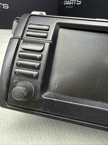 BMW 01-06 E46 M3 GPS NAVIGATION DISPLAY UNIT SCREEN 65526934410 OEM *PIXELS