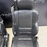 01-06 BMW E46 M3 Convertible Interior Front Non Heated Seats Black *Notes*