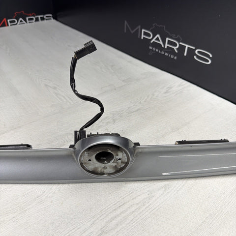 01-06 BMW E46 M3 Convertible Trunk Lid Grip Key Deck Handle Silver Gray