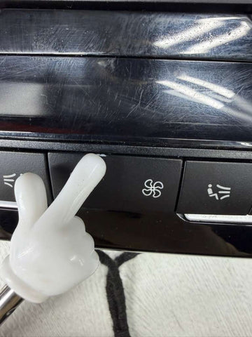 15-17 BMW M3 M4 F30 F32 A/C Climate Audio CD Panel Control Switch Chrome OEM