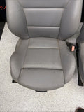 01-06 BMW E46 M3 Coupe Interior Front Not Heated Seats Dove Gray