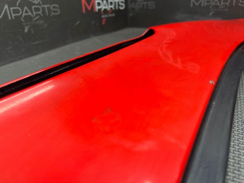 FERRARI 458 SPIDER REAR DECK LID SPOILER PANEL NERO DAYTONA OEM 82998811