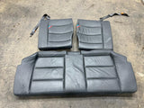 94-99 BMW E36 M3 Coupe Rear Back Rest Seats Vaders Black Leather Bench