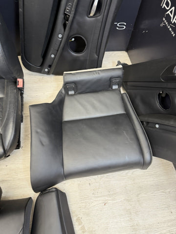 08-13 BMW E92 M3 Coupe Original Novillo Black Interior  Seats Complete Heated