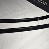 08-13 BMW E92 335 M3 Coupe Roof Rails Mouldings Pair 51138045379 *Fading Paint*