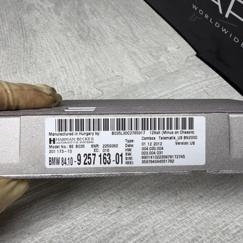 2011-2013 BMW E70 E71 X5 Combox Telematics Control Module OEM 84.10-9 257 163-01