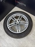 2015-2018 Porsche Macan Front Wheel 19x8 5 Double Spoke W/ Tire