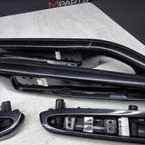 01-06 BMW E46 M3 Coupe Interior Armrests Trim Set Titan Shadow *Notes*